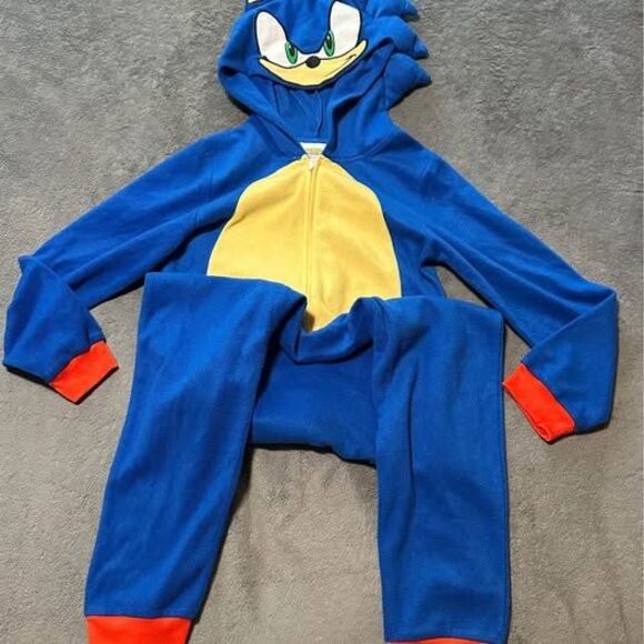 SEGA Sonic The Hedgehog Kids Onesie Pajamas - Picture 2 of 6